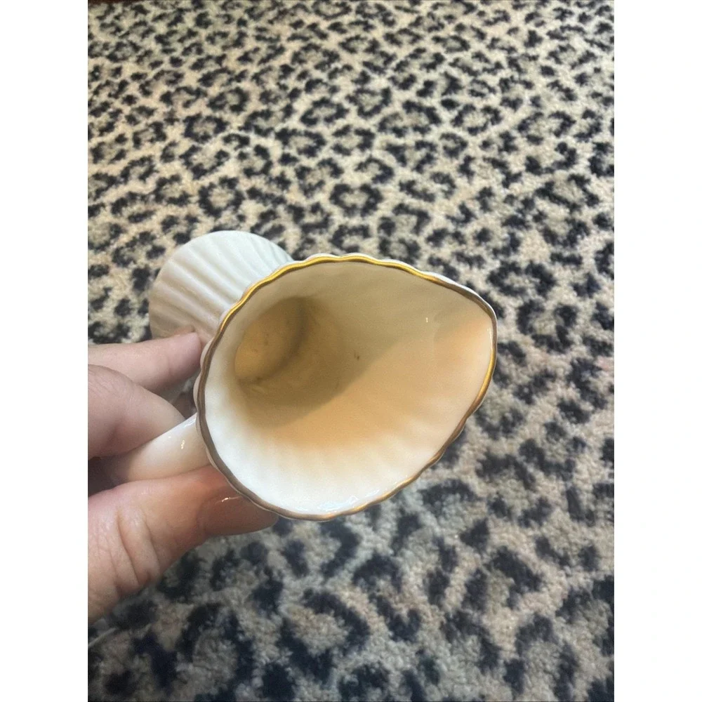 Vintage Lenox Bouquet Ivory China Creamer with 24K Gold Rim Or Bud Vase 5.5